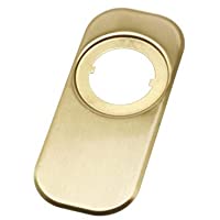 Embellecedor Para Puerta Escudo Seguridad Amig 10-165x74 Latón Compatible Con Escudo Amig 65 Mm Mod 30-31